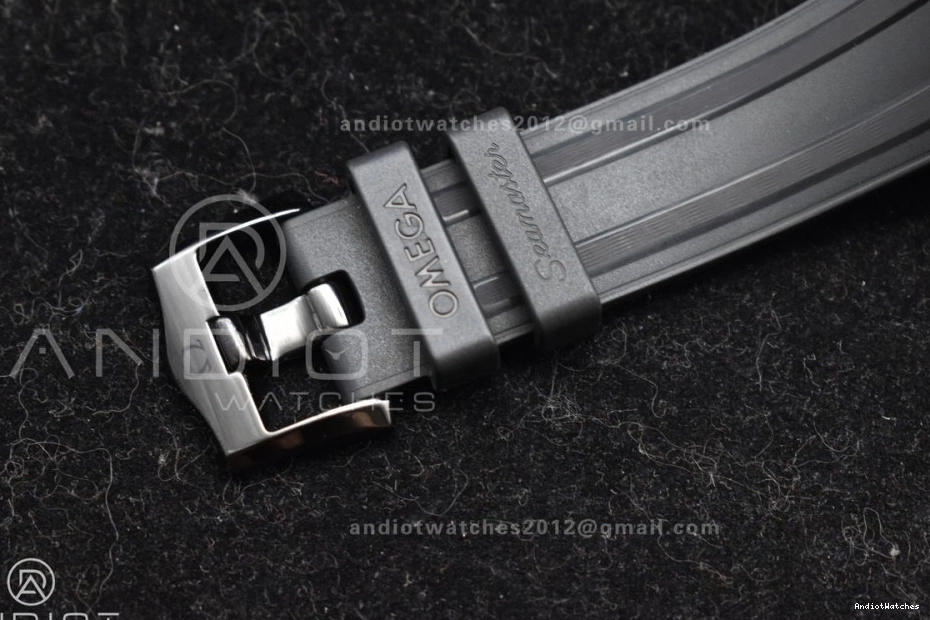 VSF A Best Edition Black Strap 300M PVD 1081 Dial Seamaster Diver GoAnywhere Black Rubber on 0116